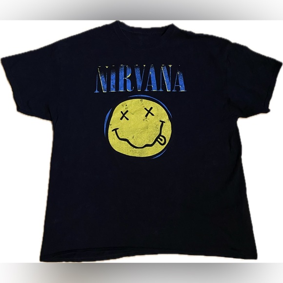 NIRVANA Shirts Nirvana Band Tshirt Official Licensed Size Xl